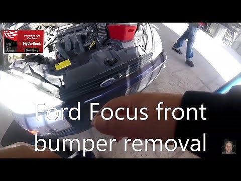 Ford Focus (1998–2005) front bumper removal