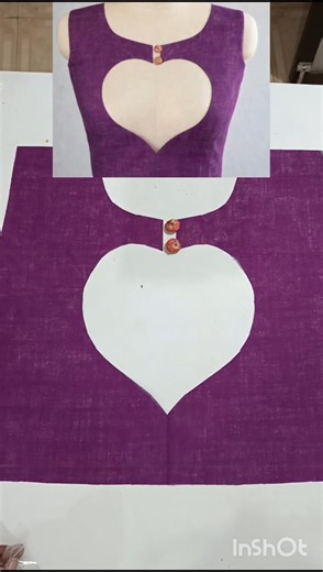 💜 Trending Heart Shape Blouse Design | Latest 2026 Blouse Patter