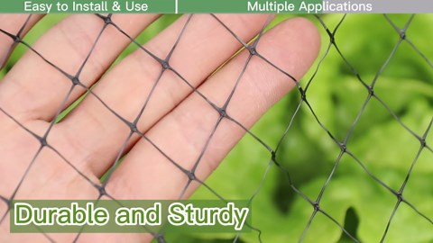 Deer Netting Fence, 8ft x 100ft Bird Netting Heavy Duty Garden Netting for Garden Protection Fruit Trees Vegetable Plants Against Birds, Deer and Other Animals