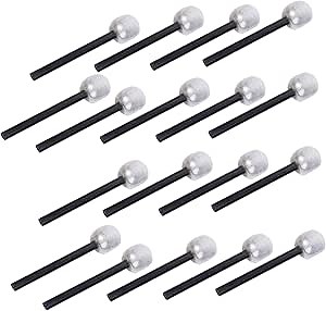 ABOOFAN 18PCS Fake Microphone Props for Kids, Plastic Glitter Bling Stage Mic Prop for Karaoke, Disco & Halloween Costume Accessories, Birthday Party Favors for Boys & Girls