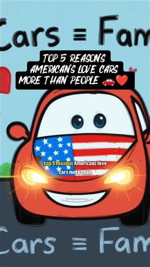 Top 5 Reasons Americans Love Cars More Than People 🚗❤️