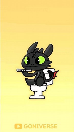 Toothless Talking To The Moon (Animation Meme) | Toothless Dancing Memes #shorts #foryou #memes