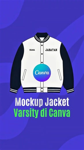 Cool varsity jacket design tutorial using only Canva 🔥