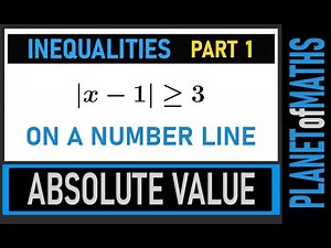 Absolute Value Inequalities - #1