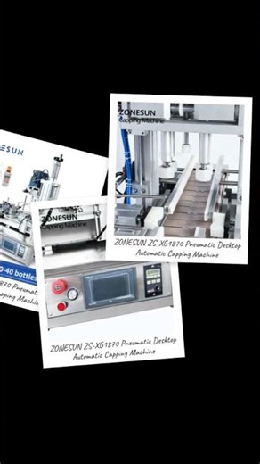 Best-seller: ZONESUN ZS-XG1870 Pneumatic Desktop Automatic Capping Machine