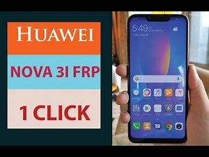 Huawei Nova 3i frp unlocked by IMEI using Unlock Code