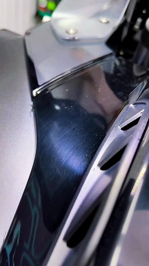 3.5K views · 48 reactions | @top fans - come and check out how we restore this tired paintwork on the BMW R1250 GSA using the awesome Enrich Polish! | Shiny Side Up - Motorcycle Valet | Facebook