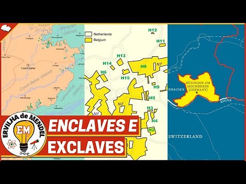 O que é enclave ? | O que é exclave ? | Países enclaves