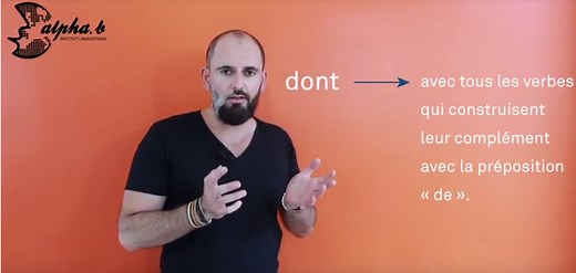 Comment utiliser le pronom relatif dont ? | Alphab French school in France