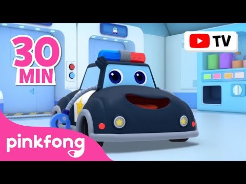 Police Car to the Rescue 🚓 | Best Car Songs & Stories | Pinkfong Car Cartoon