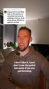 Pouring concrete under pavers?? What do you think? | Creekside Outdoor Living