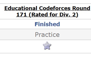 Educational Codeforces Round 171 (Rated for Div. 2)-A