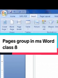 Pages Group in MS Word: Complete Guide in Urdu Hindi