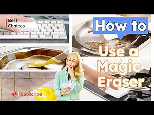 THE BEST Way to Use a Magic Eraser for Sparkling Results!