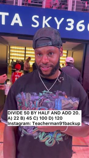 DIVIDE 50 BY HALF AND ADD 20. A) 22 B) 45 C) 100 D) 120 | Division And Multiplication