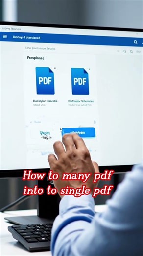 how merge pdf more pdf into single one pdf