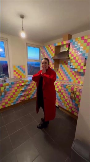 I cover our kitchen in post it notes #pranks #wifeylife #reelsfb #northernireland