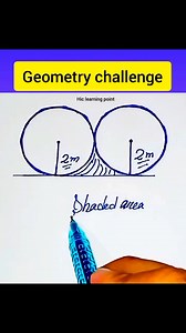 Calculate area of the shaded region. #fblifestyles #mathematics #geometry #information 🤔📝💡🔍 | Hic Learning Point