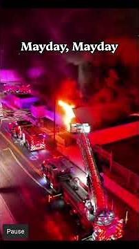 FIREFIGHTER MAYDAY During a Commercial Fire! 🚨🔥