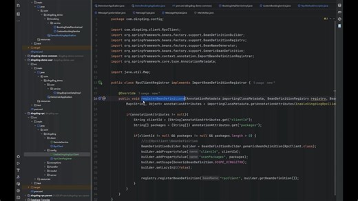 21. 解说 Spring 高级接口 ImportBeanDefinitionRegistrar 使用时机 - Java 高阶实战课：自研 RPC 框架