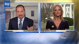 Chuck Todd, the moderator of NBC’s “Meet the Press,” recalls the moment counselor to the president Kellyanne Conway mentioned “alternative facts” during an interview on Jan. 22. | Washington Post
