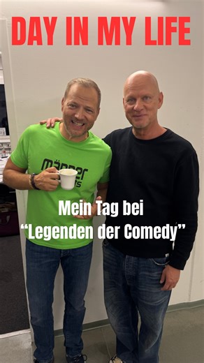 Ja Hallo Erstmal. Das ist mein: DAY IN MY LIFE - Heute bei „Legenden der Comedy“ 😂 Hat richtig Spaß gemacht und war schön wieder die Kollegen zu sehen. Falls es euch gefallen hat, lasst gerne ein Like und ein Follow da, darüber würde ich mich sehr freuen!🤩 . . . . #humor #jahalloerstmal #ruedigerhoffmann #comedy #live #spaß #lustig #mariobarth | Rüdiger Hoffmann