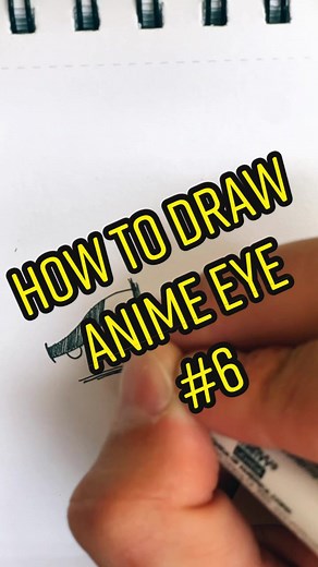 Anime eye tutorial 6 #howto #art #anime #eye #tutorial #drawing #fyp