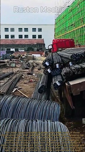 Mastering Construction Logistics Rebar Unloading Techniques: Unloading Bundled Steel Rebar