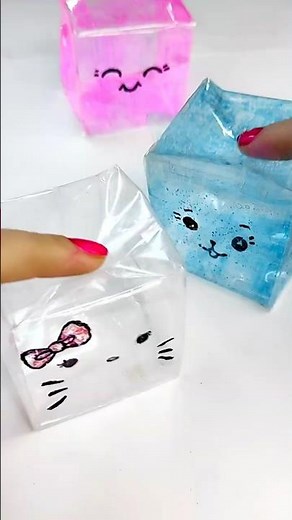 Cute DIY tape squishy!? ✨ #squishy #fidget #diy #craft #shorts