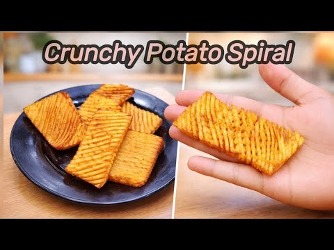 Crunchy Potato Spiral| Potatoes | Snacks Recipe| Recipe