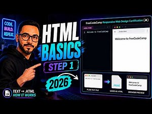 freeCodeCamp Responsive Web Design Step 1 | HTML Basics & How Browsers Read Code, Importance of HTML