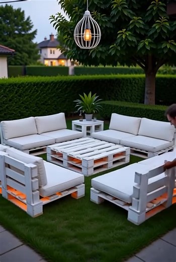 More ideas @ https://www.woodpalletcreations.com/30-creative-diy-ideas-to-reuse-wood-pallets/ #pallets #diy #crafts #craftsmanship #homedecor | Wood Pallet Creations