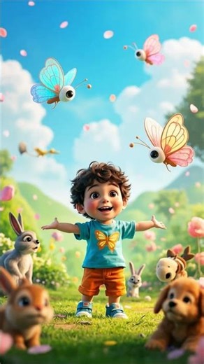 🦋 “Butterfly Butterfly Say Goodbye! | Cute Animated Poem for Children | Preschool Learning”