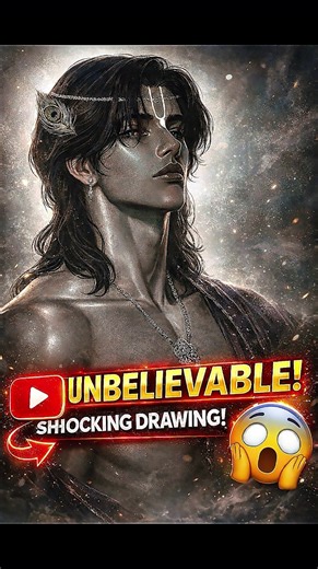 “Wait Till You See the Final Result… 🤯🎨”#Krishna#LordKrishna#Drawing#Art#Sketch#PencilDrawing