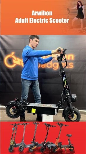 Arwibon Q06Pro Electric Scooter Powerful 5600W Dual Motor Foldable Off-Road & Urban Ride