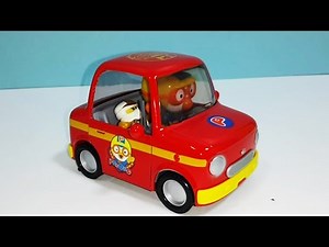 뽀로로4기 뽀통령 빨간색 자동차 장난감에 레고 닌자고 쟌 택시 놀이. Pororo Lego 뽀롱뽀롱 뽀로로 출연 캐릭터 - Buri Toy Play 유아동영상, 어린이놀이