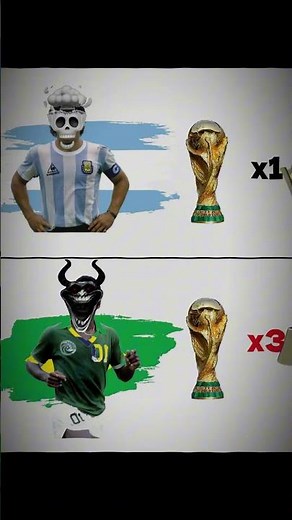 Maradona vs Pelé Trophy Battle!