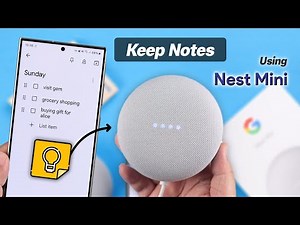 How to Take Notes on Google Nest Mini! [Google Keep]