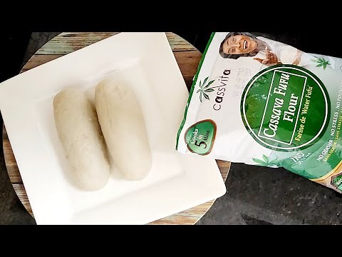 How to Make Cassvita Fufu/Cassava Fufu/Powder Water Fufu/Cassava Fufu Flour