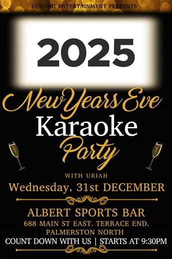 Join The Albert Sports Bar for a spectacular celebration to welcome 2026 and bid farewell to 2025. With our fantastic staff on hand, you can expect an incredible atmosphere and fantastic karaoke. | Nakioke