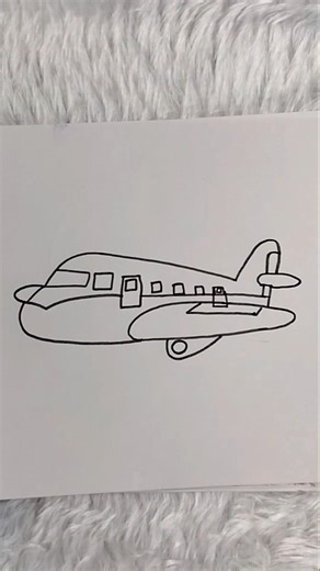 How to draw an Airplane ✈️ #shorts #trending #drawing #viral #art #youtubeshorts #ytshorts #airplane