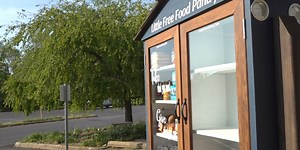 Augusta County Library’s Fishersville branch opens ‘Little Free food Pantry’