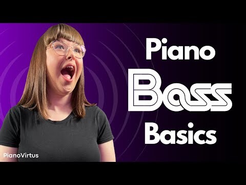 How To Play Bass Notes On The Piano - Beginner Piano Lesson