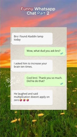 Funny Whatsapp Chats Part 2 #shorts