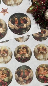 Angel Decoupage Paper, Christmas A4 Rice Paper for Small Craft Project, Round Ephemera Junk Journal Collage Deco Podge, Cherub Girls 747 - Etsy