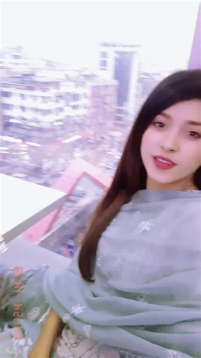 Urban Life: A Glimpse from a High-Rise Window