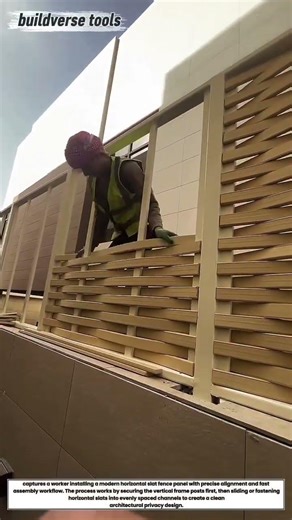 Satisfying Modern Fence Installation Process | Smart Construction Productivity Build