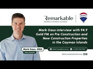 Mark Gaus Radio Interview with Gold FM on Pre Construction Properties