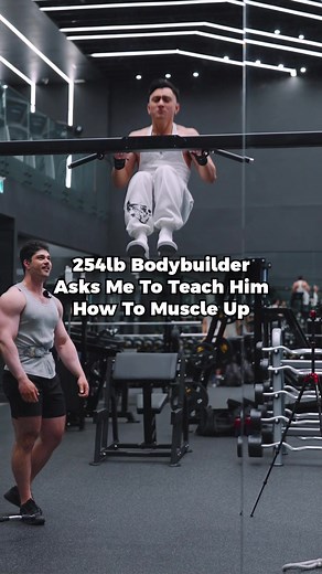 Teaching A 254lb Bodybuilder How To Muscle Up (Part 1) 🗿 gonna make it a dedicated goal of mine to make sure he gets the muscle up so that way no one can give me anymore excuses 😤