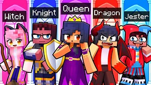 【Aphmau】在Minecraft的一个皇家区块上有10个朋友！